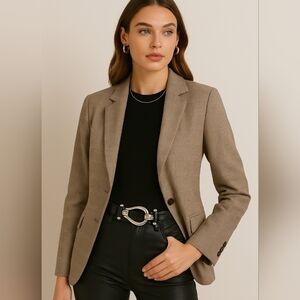 Van Heusen Belt  Women's Genuine Leather 20160-1V Size M/L Brass Buckle